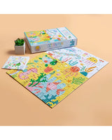 Boîte de puzzle et livre Ocean Fun