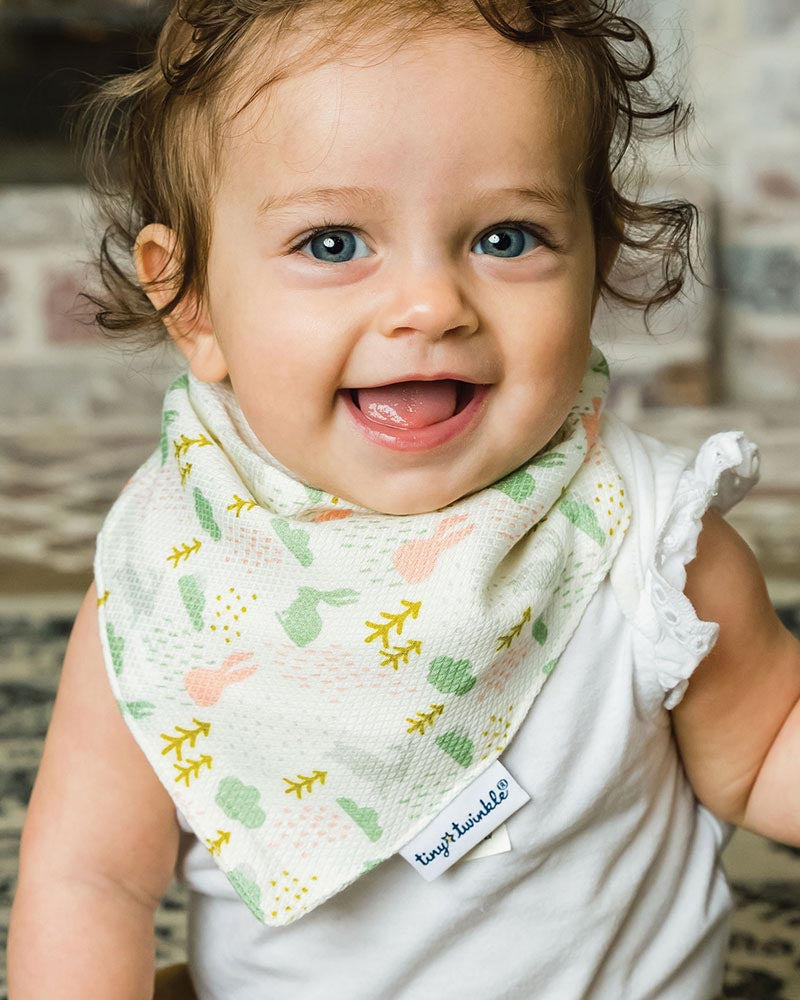 Tiny Twinkle Lot de 2 bavoirs bandana - Blush