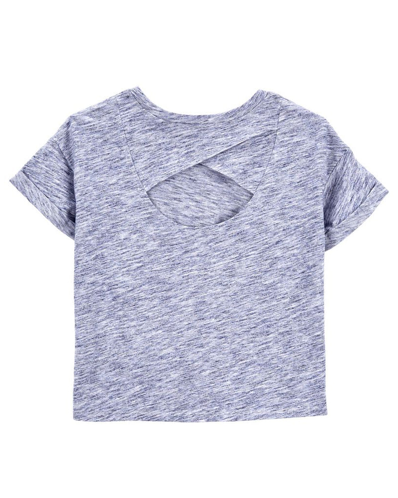 OshKosh T-shirt Espacement Dans Le Dos Ouvert - Bleu