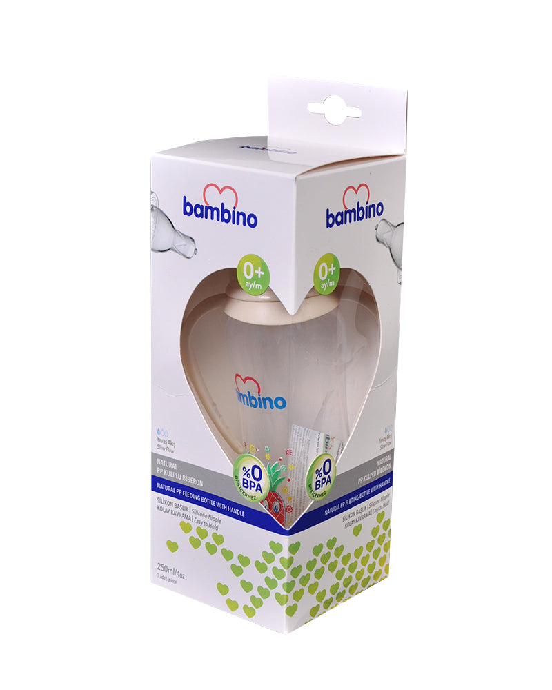 Biberon Naturel Beige Bambino - 250ml