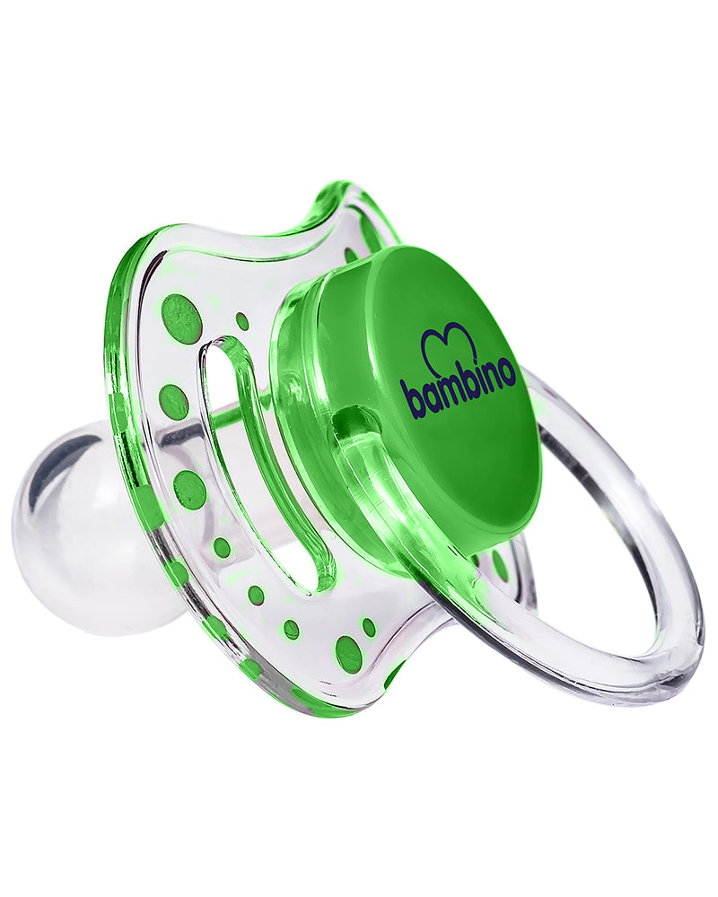 Sucette Cherry Silicone Verte Bambino 6-18m