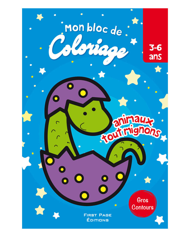 Mon Bloc coloriage - Animaux Tout Mignons