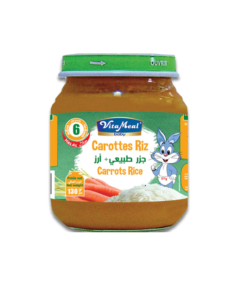 Vitameal Pot Carottes et Riz 120g