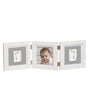 Eurekakids - Cadre Empreintes Blanc & Gris