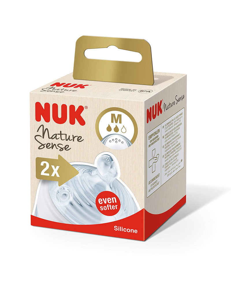 Set de 2 Chupetes Nature Sense 0-6M Talla M - NUK