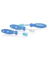 Set de Brosses à dents 3 Pièces Nûby - Bleu