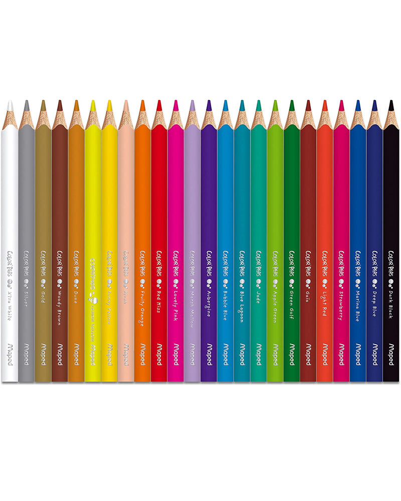 Maped Boîte de 24 Crayons color'peps Jumbo
