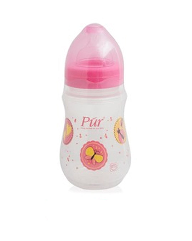 Pür Wide Neck Bottle with Handle Wide Neck 250ml - Pink