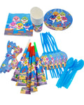 91-Piece Birthday Pack - Baby Shark