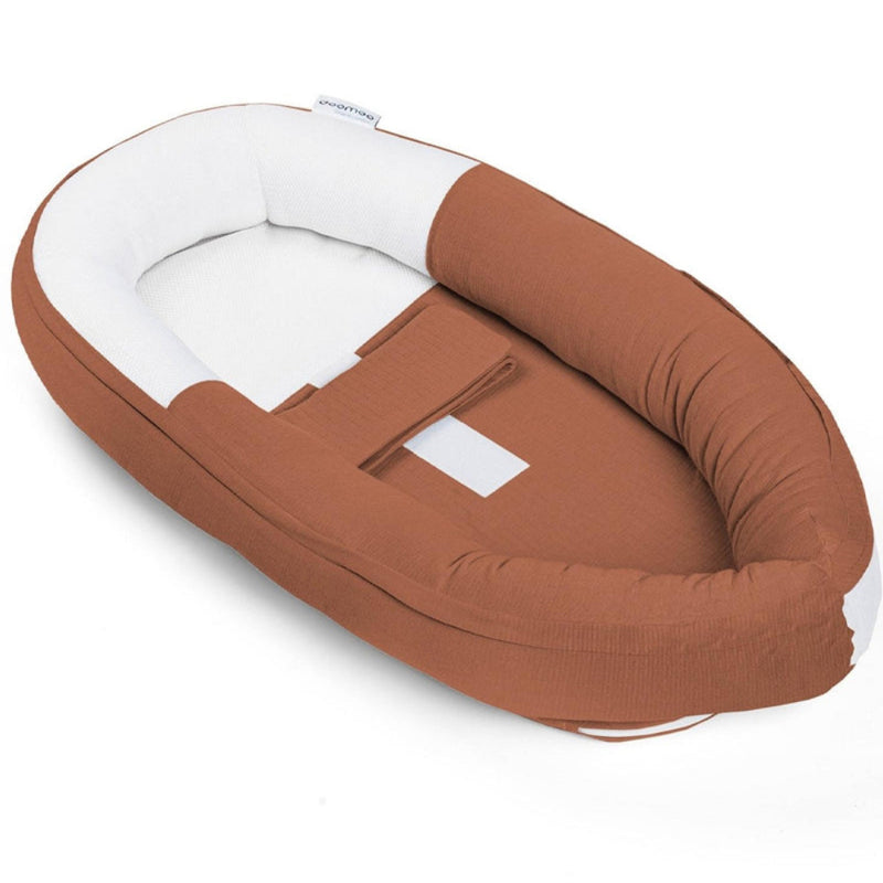 Reductor de cama Cocoon Tetra Jersey Terracota Doomoo