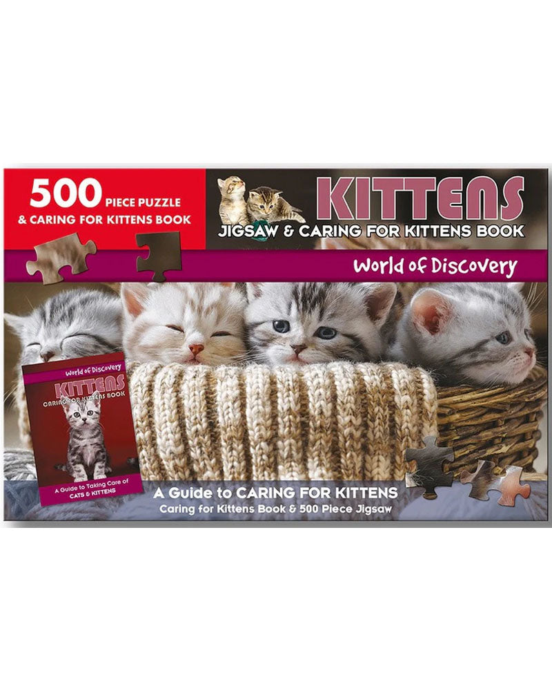 500 Piece Puzzle Box: Discovering the World of Kittens 8Y+