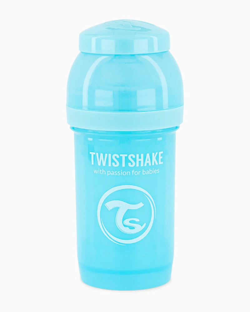 Biberon Anti-Colique Twistshake 180ml 0M+ - Bleu