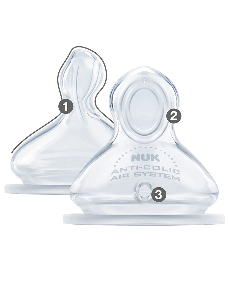 Biberon Classic Love NUK 6-18M - Rose