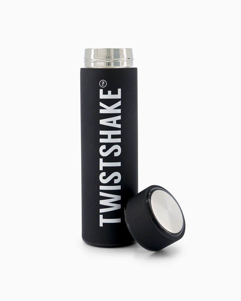 Bouteille Isotherme Chaud ou Froid Twistshake 420ml - Noir