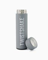 Bouteille Isotherme Chaud ou Froid Twistshake 420ml - Gris