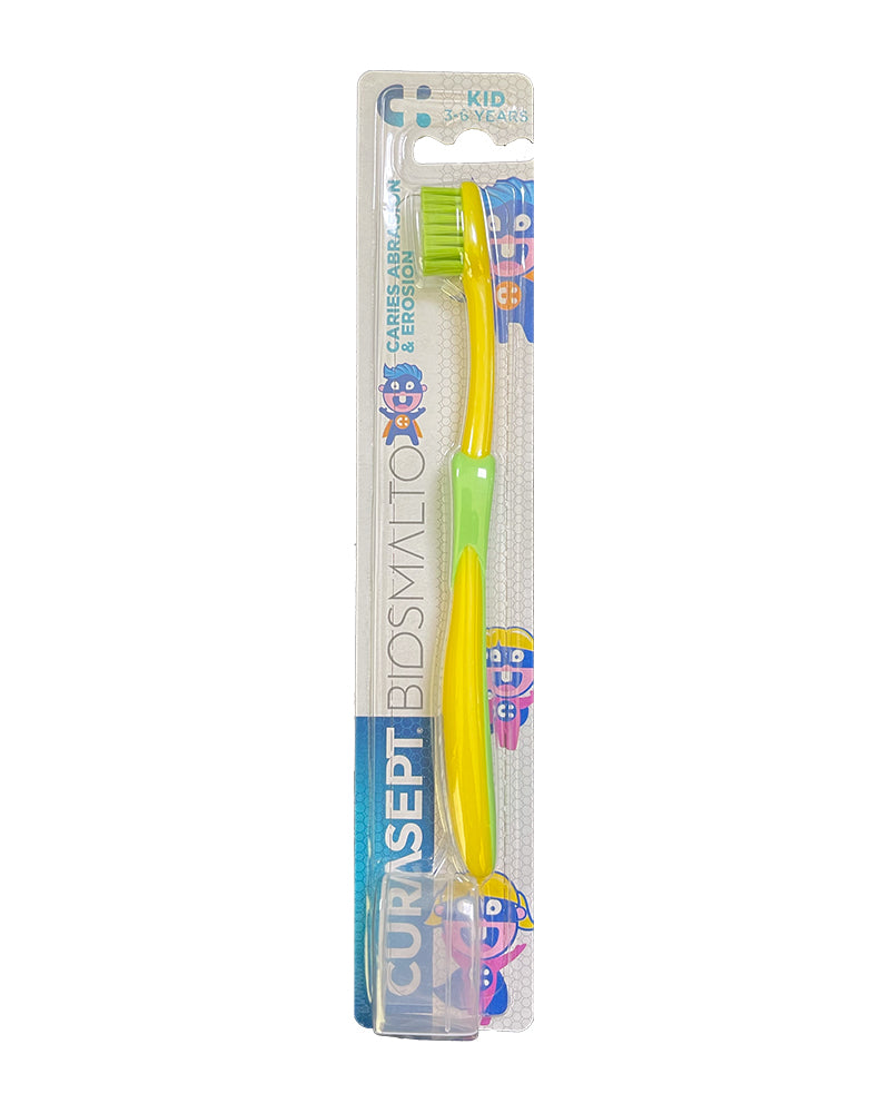 Curasept Biosmalto Toothbrush 3-6 years - Green