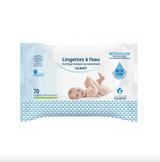 2 Lingettes Gilbert à l’Eau 70 Unités + le Troisième à -50%
