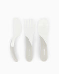 Twistshake Learning Cutlery - White