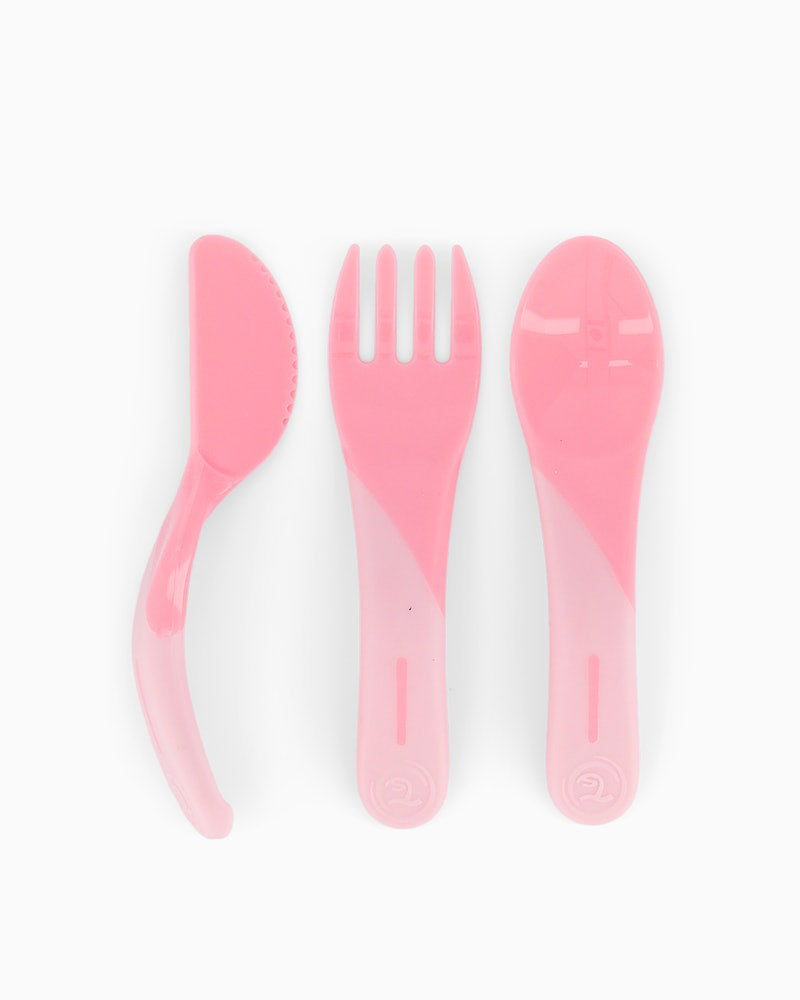 Twistshake Learning Cutlery - Pink