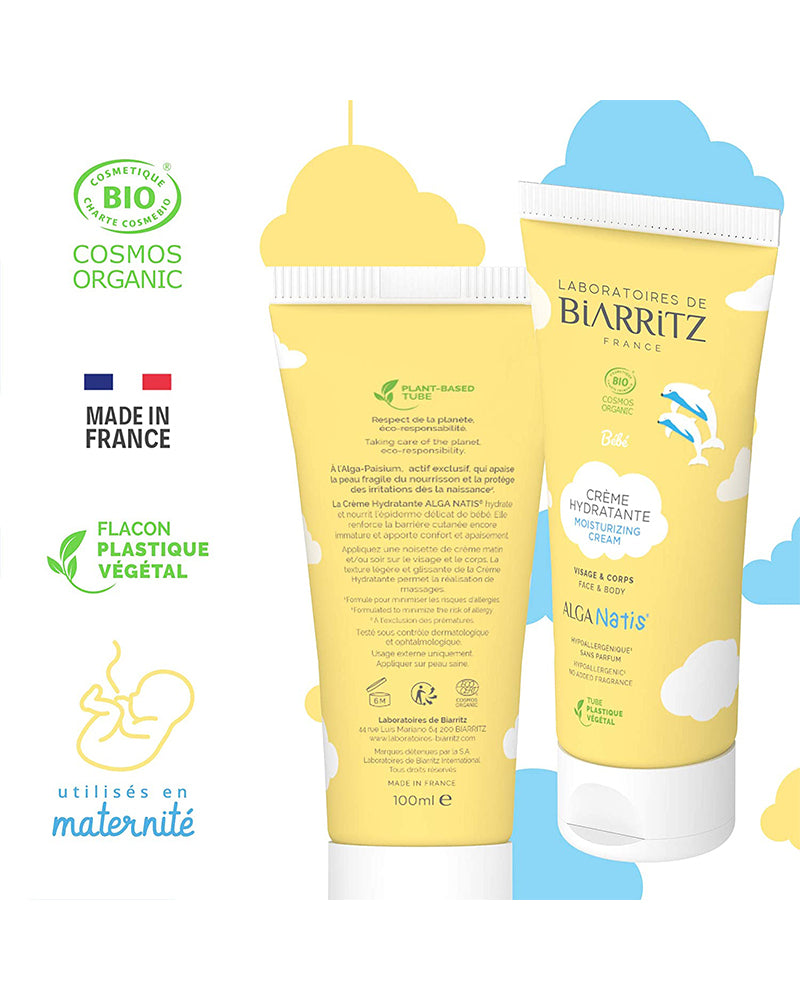 Crema Hidratante Bebé Certificada Bio 100ml - Laboratoires de Biarritz