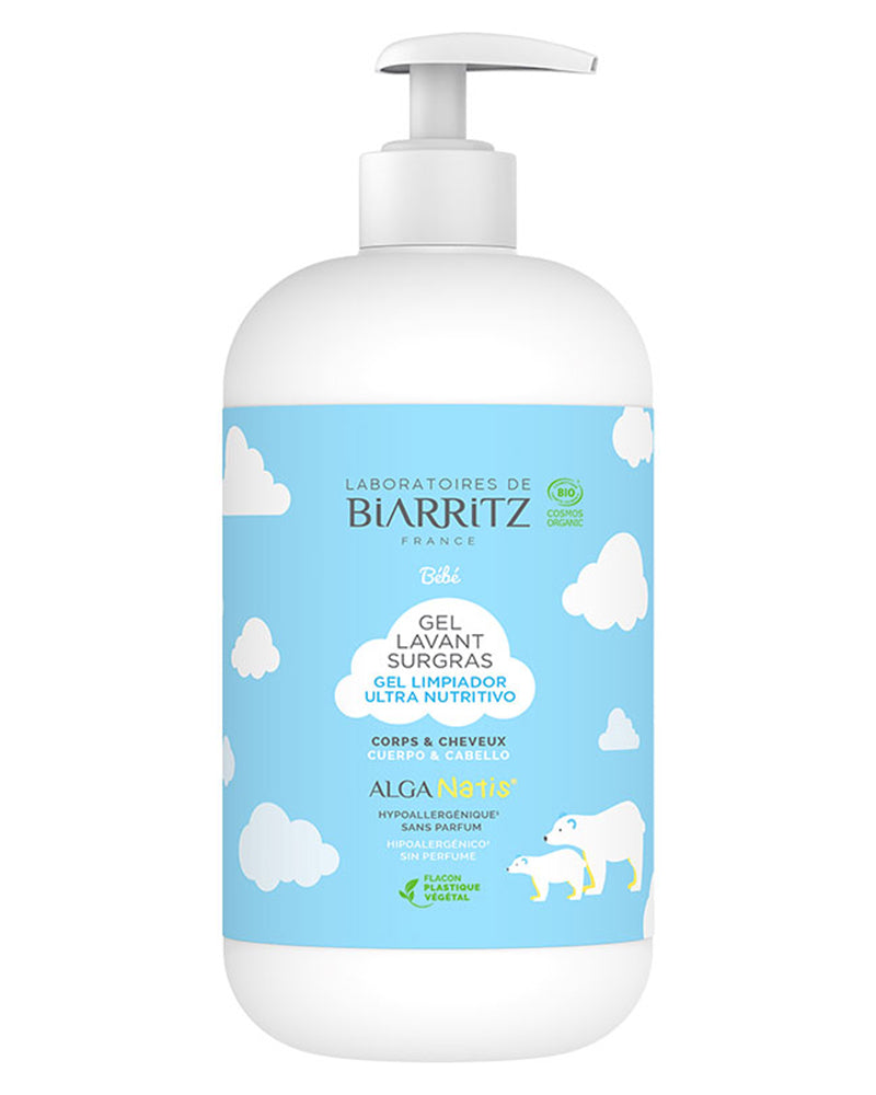 Gel Lavant Surgras Certifié Bio 500ml Laboratoires de Biarritz