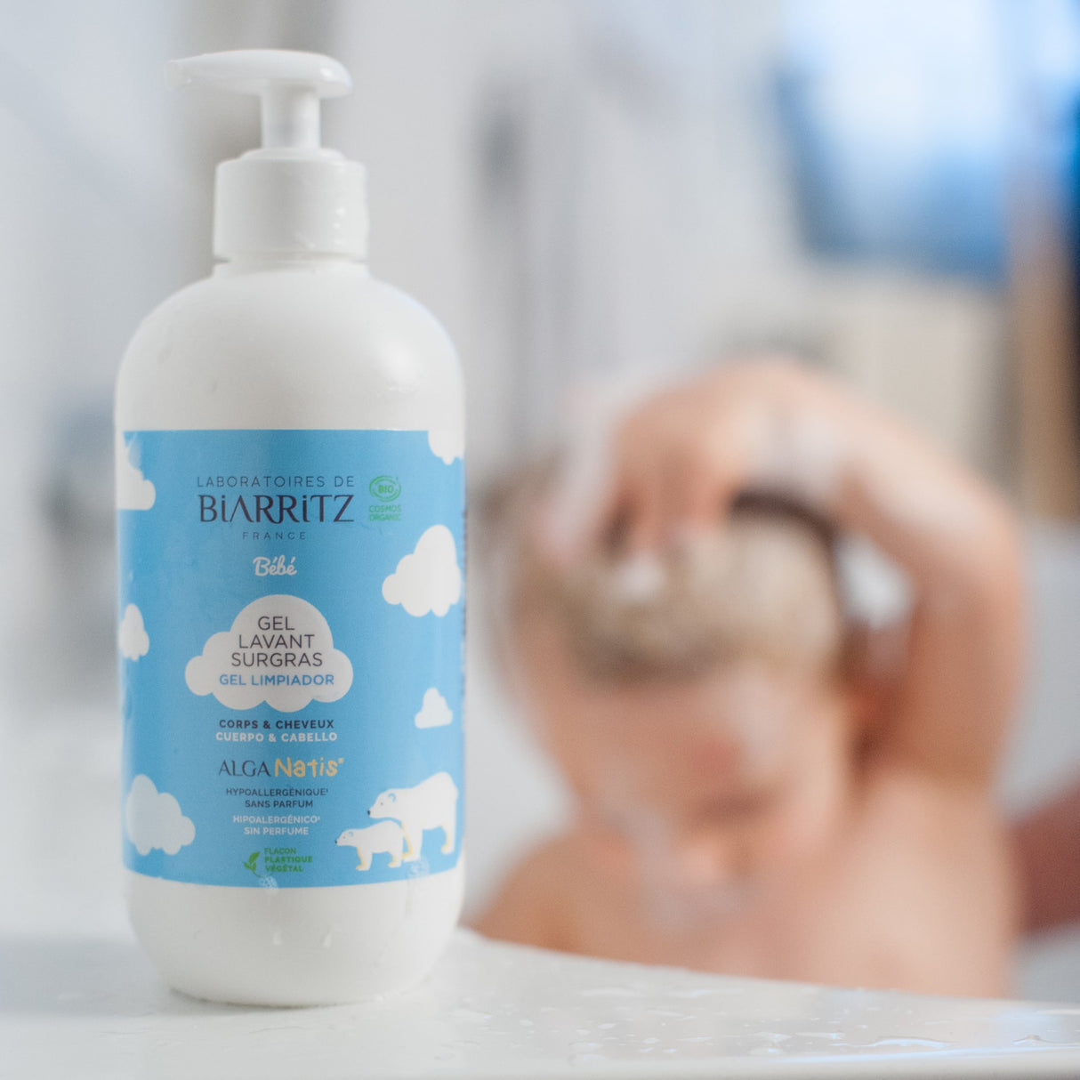 Gel Lavant Surgras Certifié Bio 500ml Laboratoires de Biarritz