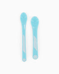 Lot of 2 Twistshake Learning Spoons - Blue