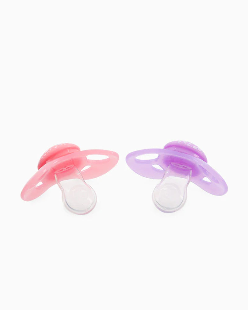 Lot de 2 sucettes Twistshake - Rose/Violet