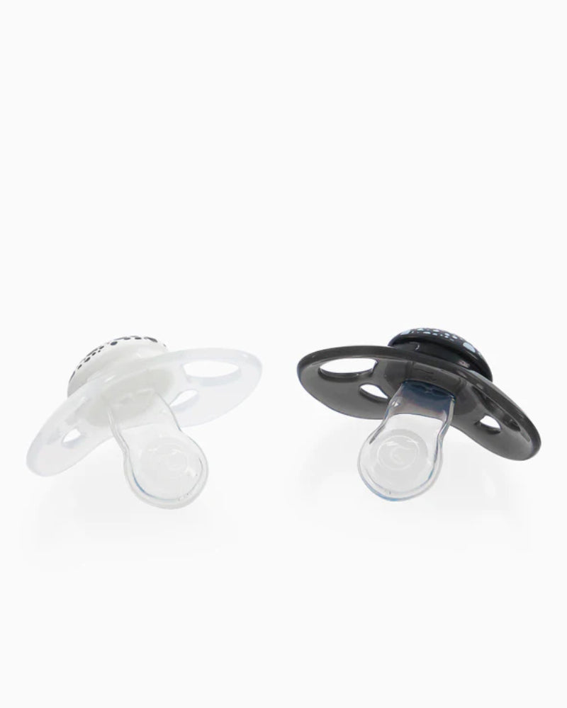 Lot de 2 Sucettes Twistshake - Noir & Blanc