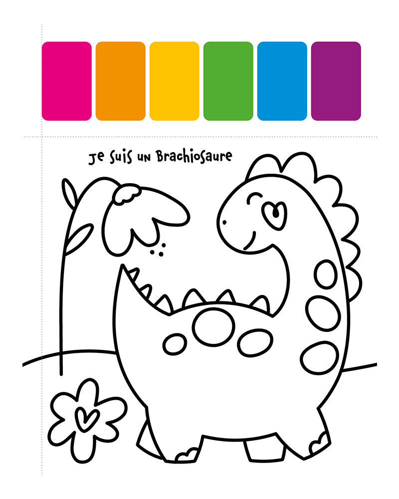 Ma Première Palette de Peinture - Les Dinosaures