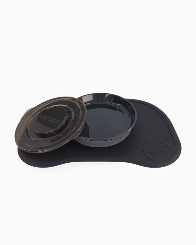 Click-Mat Tray & Twistshake Plate - Black