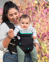 Infantino Porte-bébé Flip Ergonomique 4 en 1 - Denim Noir