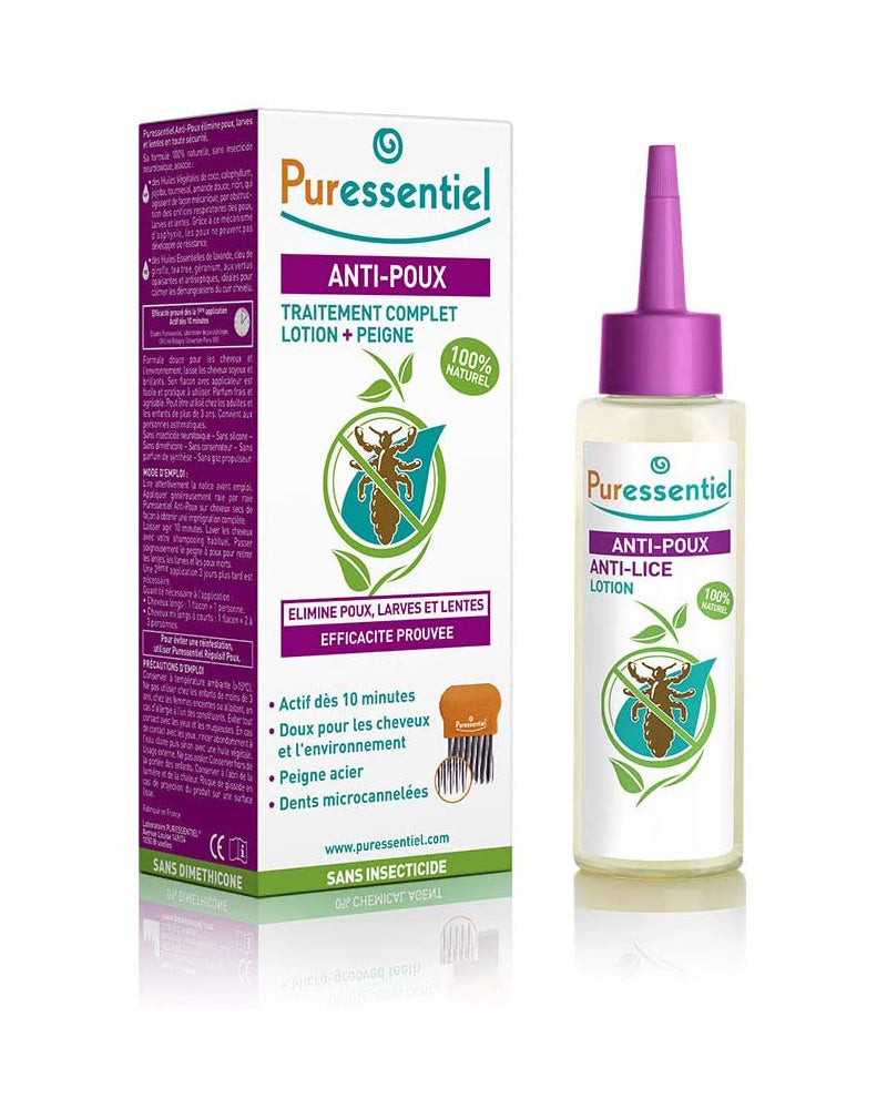 Puressentiel Anti-Poux Lotion + Peigne 3ans+ - 100ml