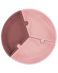 MINIKOIOI Puzzle Plate with Silicone Suction Cup – Pink