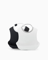 Set de 2 Bavoirs en Silicone Twistshake - Blanc & Noir
