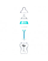Lot of 2 Tommee Tippee Advanced Anti-Colic Bottles 0m+ - 260ml