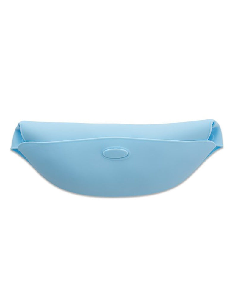 Babero con fijación trasera de silicona MINIKOIOI - Azul