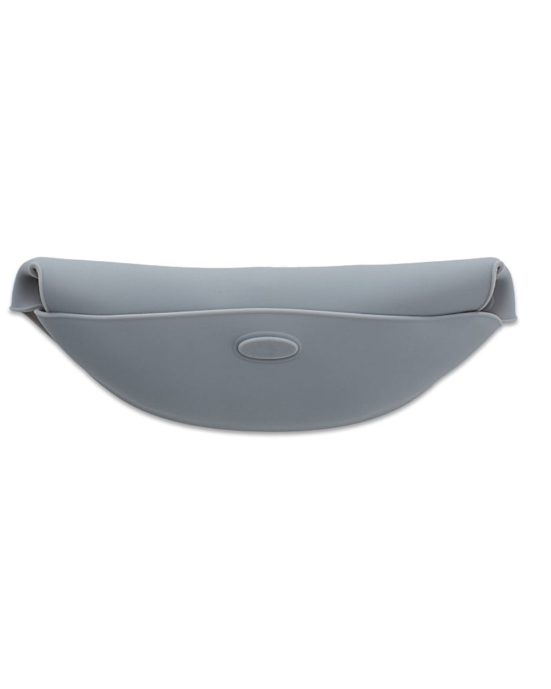 Babero con fijación trasera de silicona MINIKOIOI - Gris