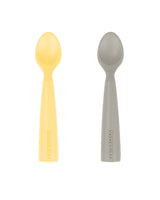 2 Cuillères MINIKOIOI en Silicone – Jaune et Grise