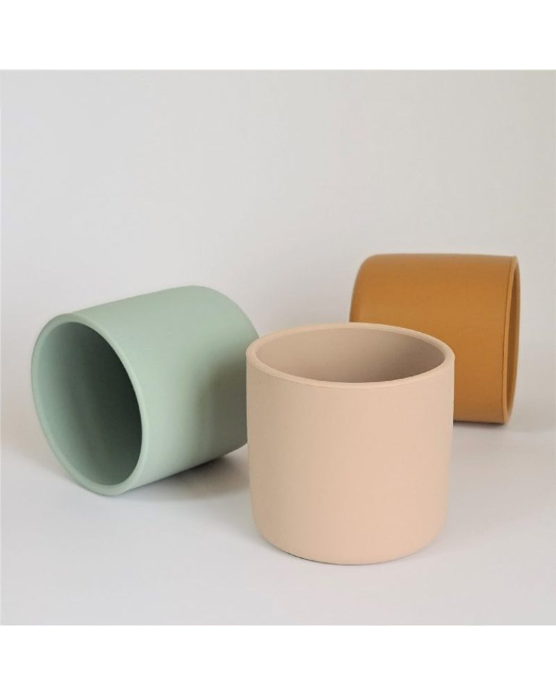 Gobelet Bébé MINIKOIOI en Silicone – Vert Rivière