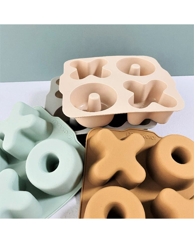 2 Moules XOXO MINIKOIOI en Silicone – Vert & Gris